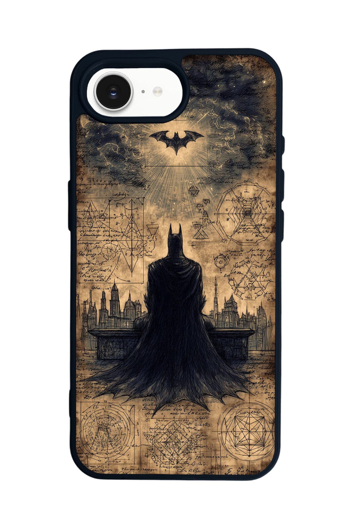 iPhone 16E Uyumlu Batman Tasarımlı Glossy Premium Kılıf