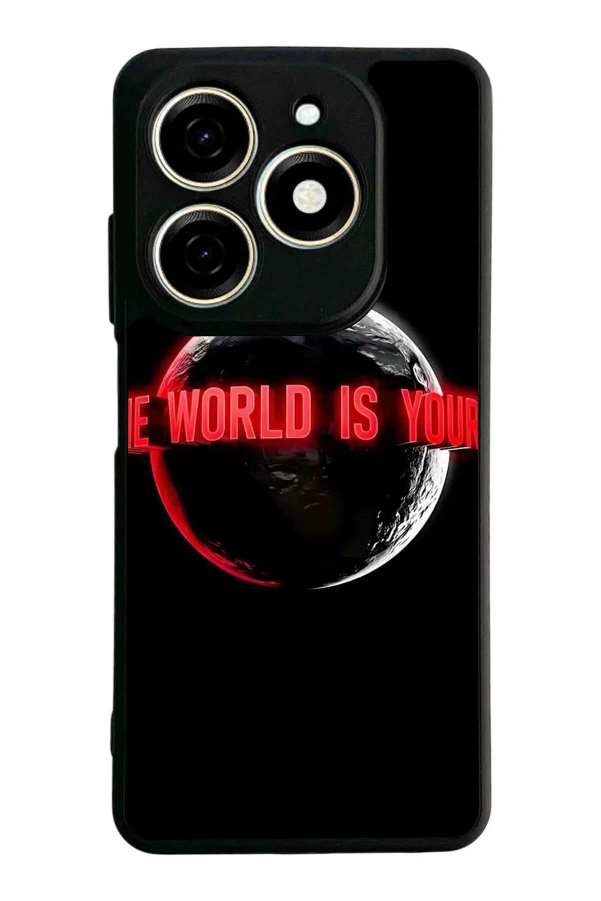 Infınıx Smart 8 Pro Uyumlu Scarface Tasarımlı Glossy Premium Kılıf