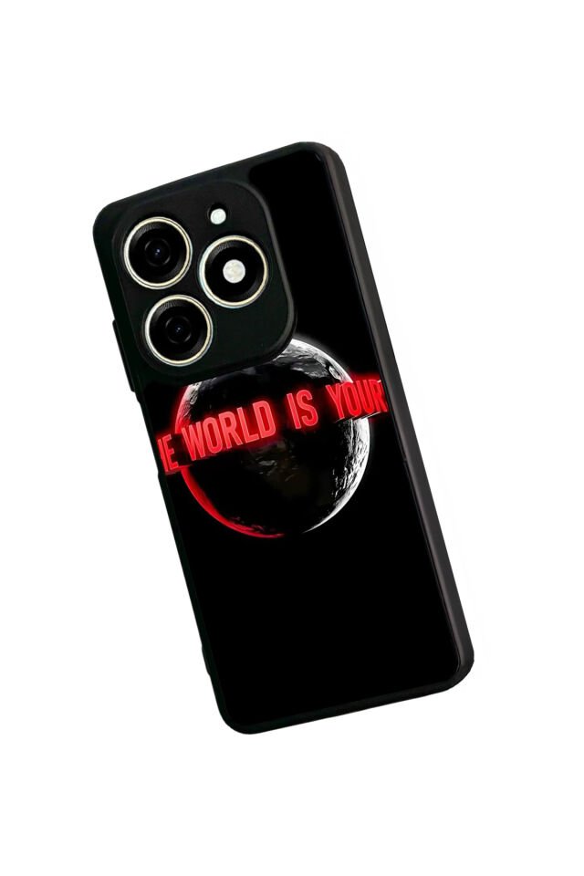 Infınıx Smart 8 Pro Uyumlu Scarface Tasarımlı Glossy Premium Kılıf