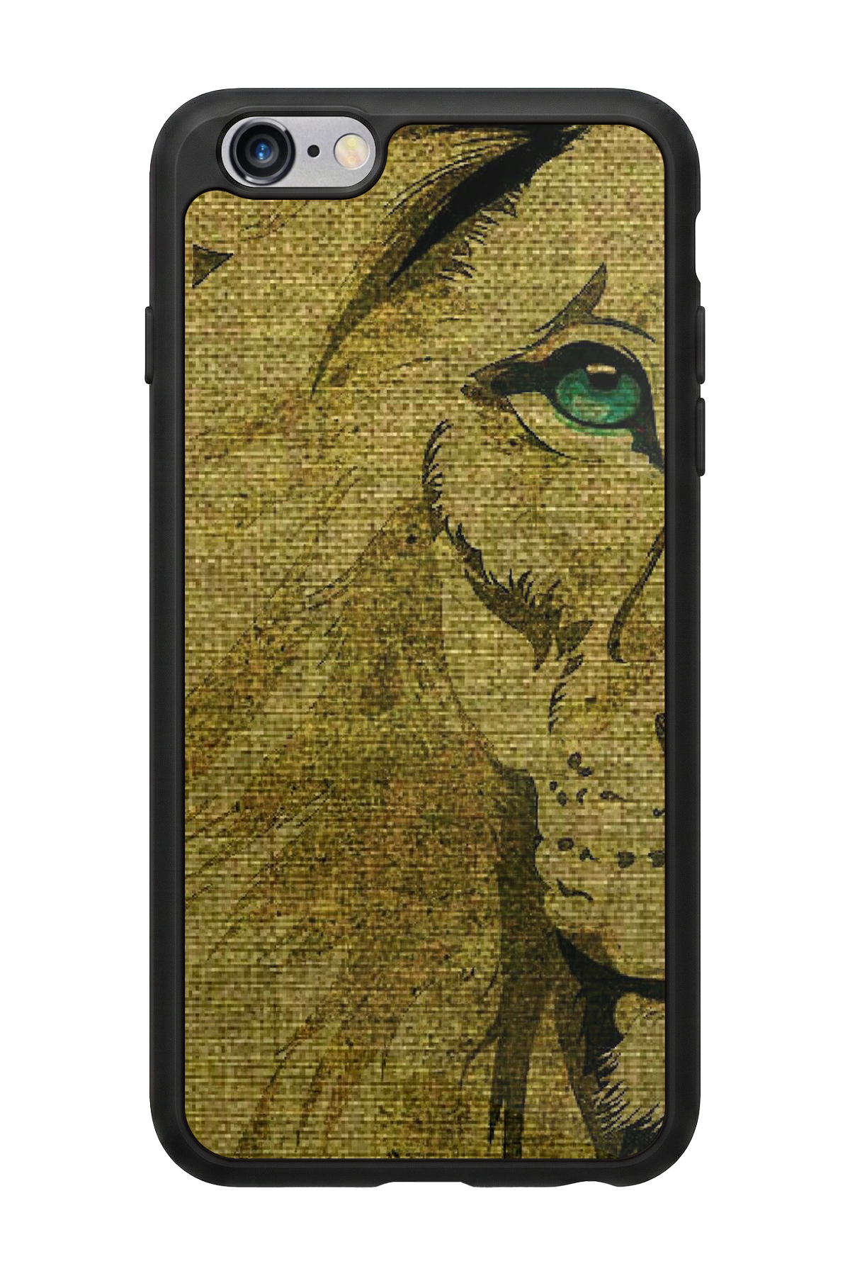 iPhone 6 Plus Uyumlu Aslan Tasarımlı Glossy Premium Kılıf
