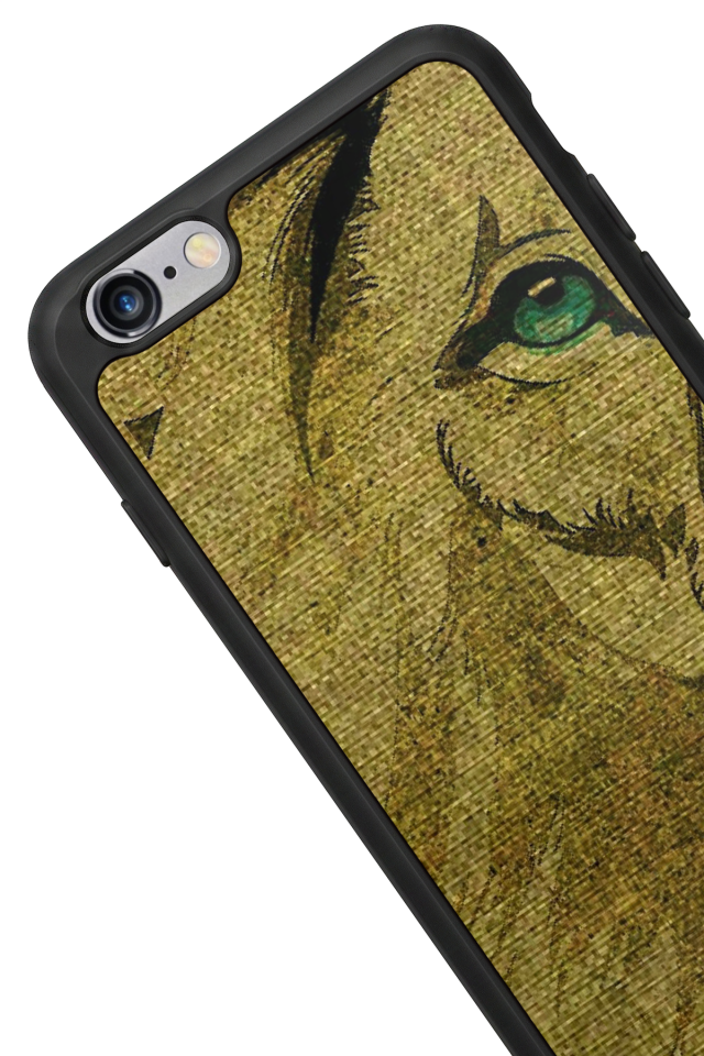 iPhone 6 Plus Uyumlu Aslan Tasarımlı Glossy Premium Kılıf