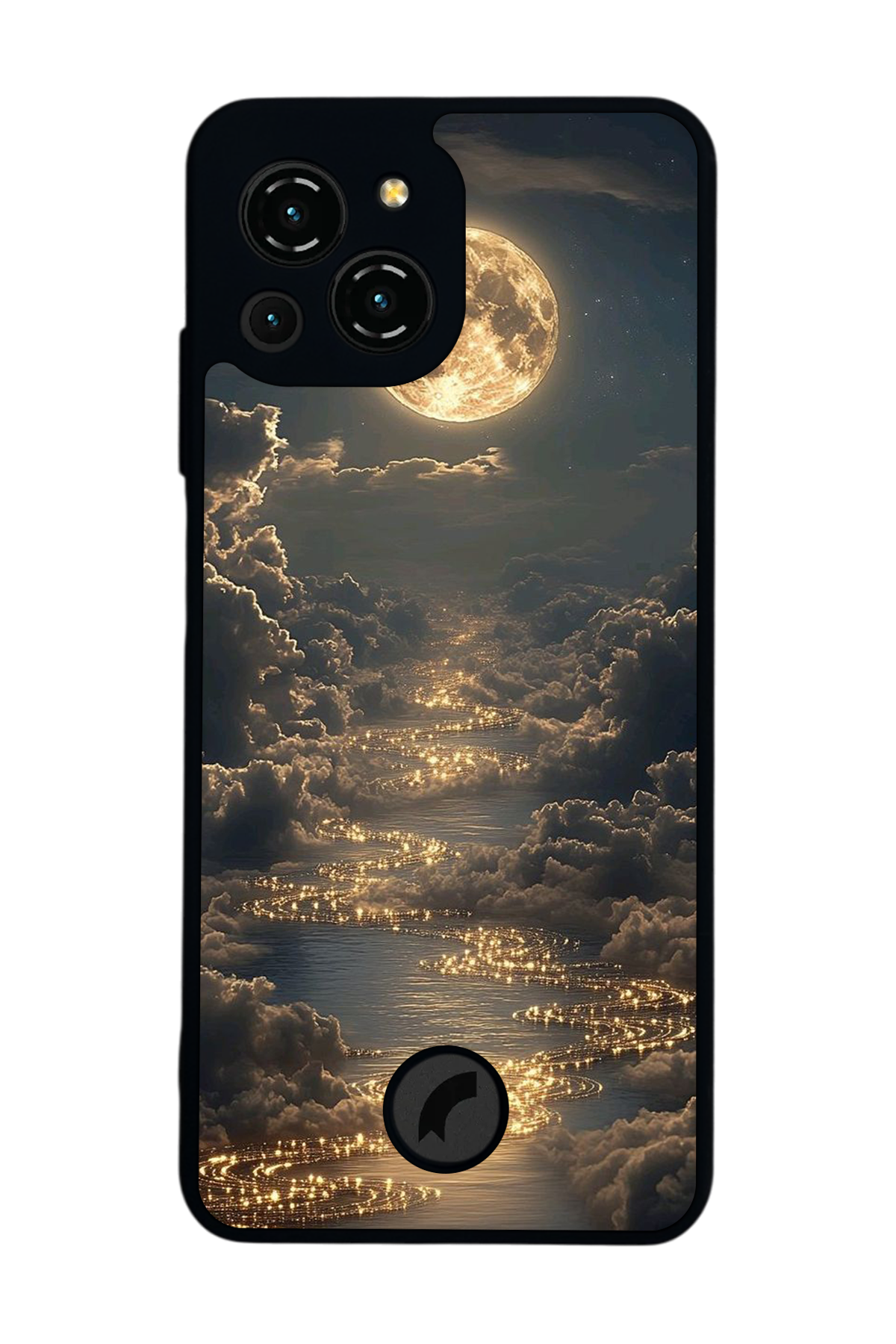Reeder S23 Pro Max Uyumlu Ay Tasarımlı Glossy Premium Kılıf