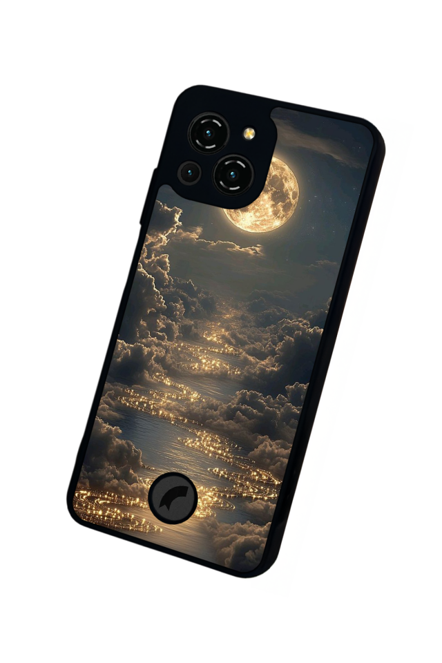 Reeder S23 Pro Max Uyumlu Ay Tasarımlı Glossy Premium Kılıf