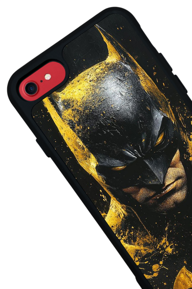 iPhone SE Uyumlu Batman Tasarımlı Glossy Premium Kılıf