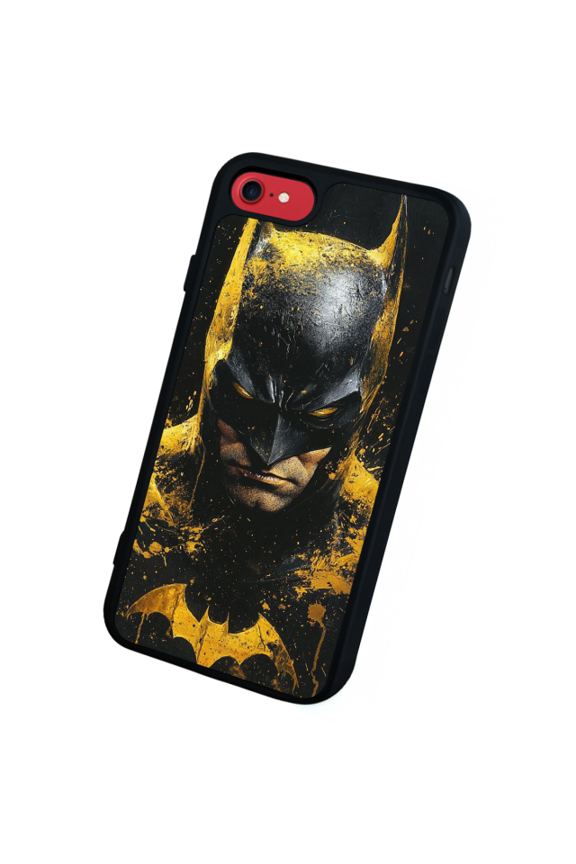 iPhone SE Uyumlu Batman Tasarımlı Glossy Premium Kılıf