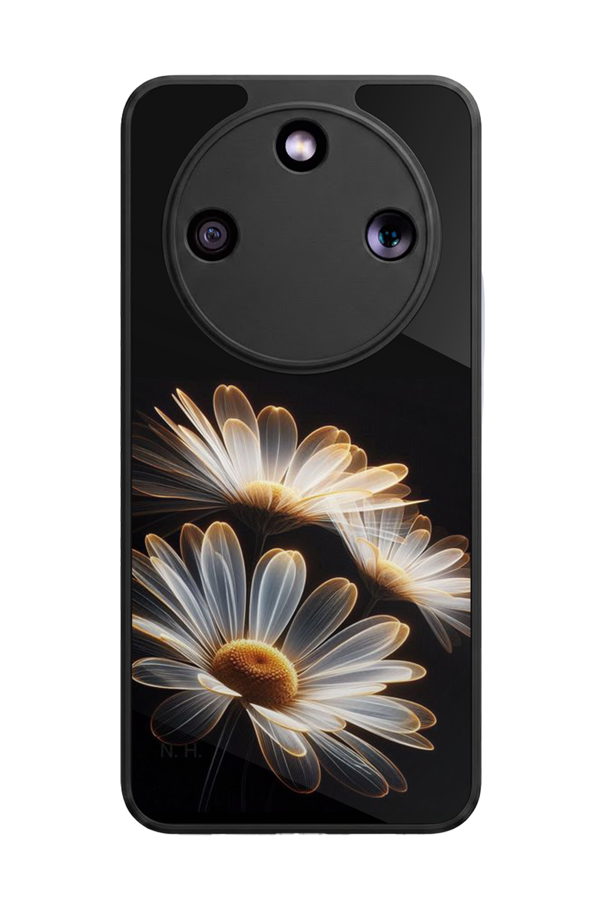 Honor Magic 8 Lite Uyumlu Cicek Tasarımlı Glossy Premium Kılıf