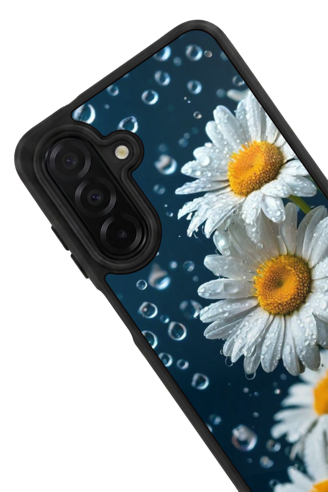 Samsung Galaxy A36 Uyumlu Cicek Tasarımlı Glossy Premium Kılıf
