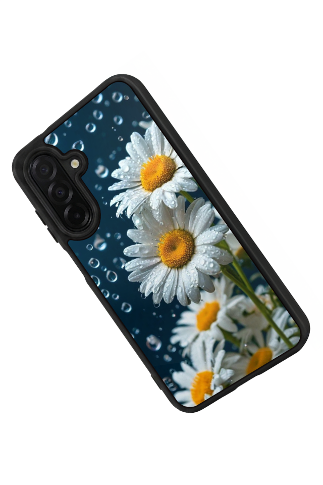 Samsung Galaxy A36 Uyumlu Cicek Tasarımlı Glossy Premium Kılıf