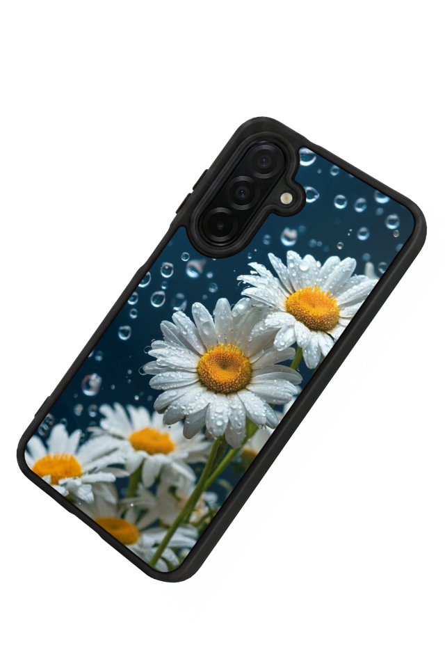 Samsung Galaxy A36 Uyumlu Cicek Tasarımlı Glossy Premium Kılıf