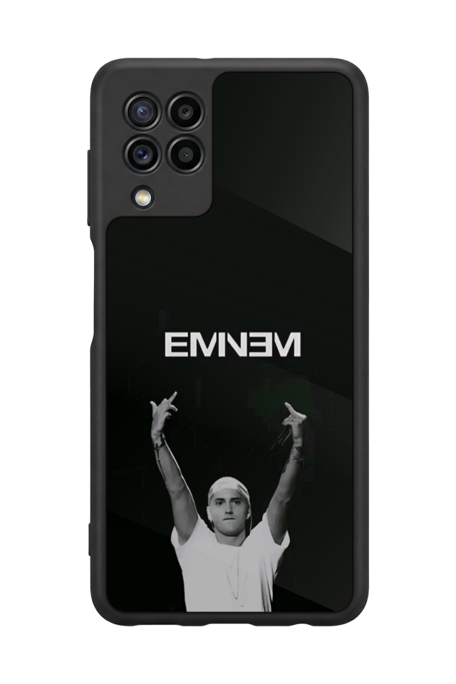 Samsung Galaxy M22 Uyumlu Eminem Tasarımlı Glossy Premium Kılıf