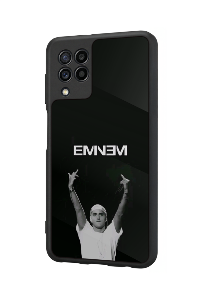 Samsung Galaxy M22 Uyumlu Eminem Tasarımlı Glossy Premium Kılıf