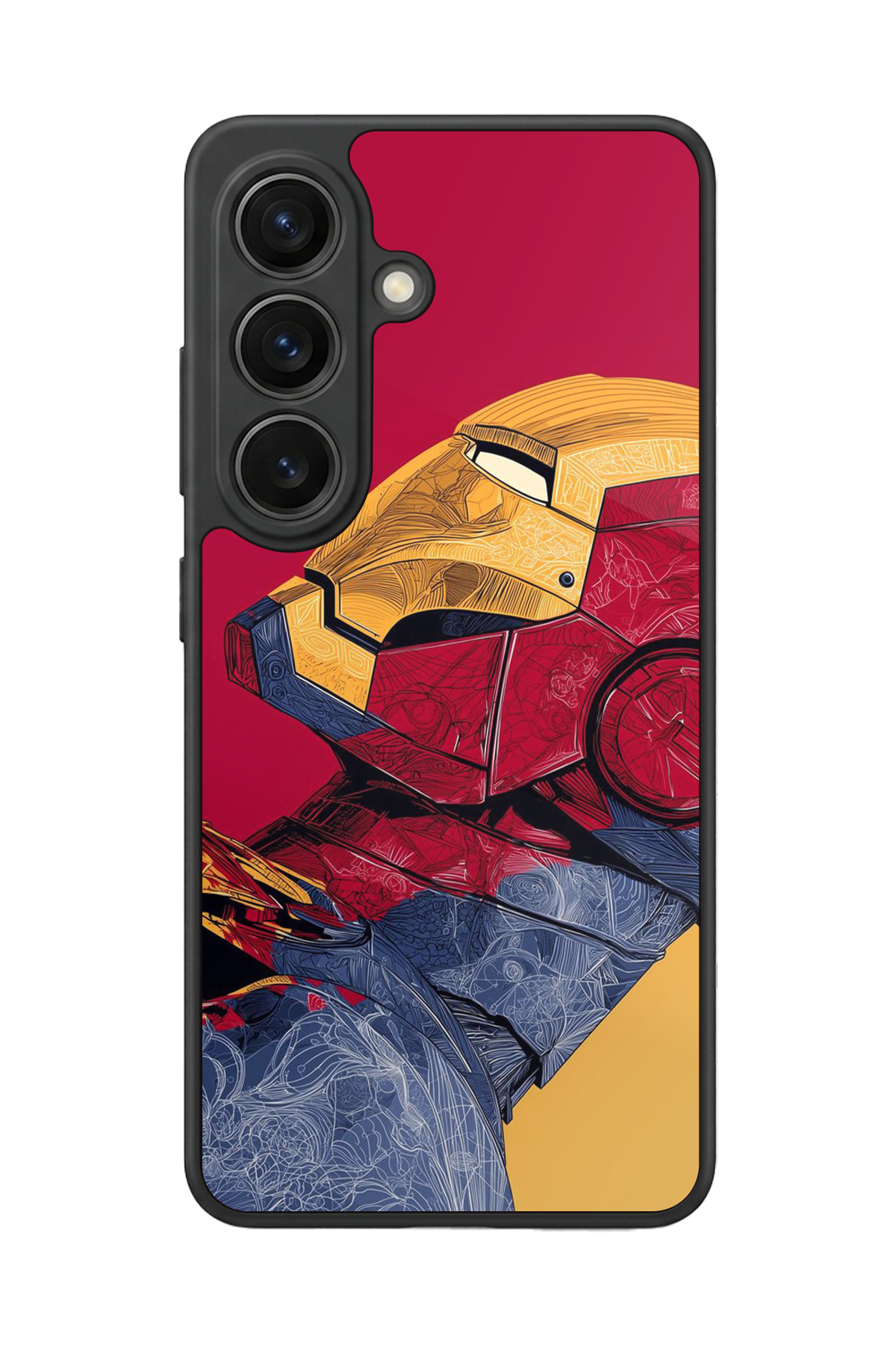 Samsung Galaxy S26 Uyumlu  Iron Man ( Demir Adam ) Tasarımlı Glossy Premium Kılıf