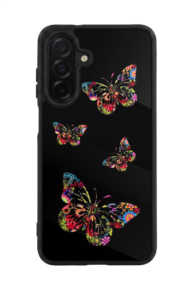 Samsung Galaxy A56 Uyumlu Kelebek Tasarımlı Glossy Premium Kılıf