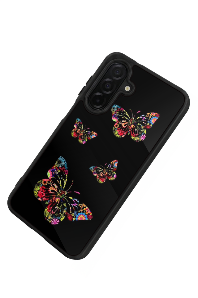 Samsung Galaxy A56 Uyumlu Kelebek Tasarımlı Glossy Premium Kılıf