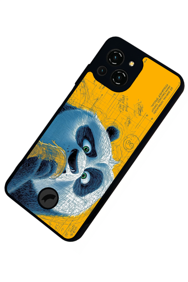 Reeder S23 Pro Max Uyumlu Kung Fu Panda Tasarımlı Glossy Premium Kılıf