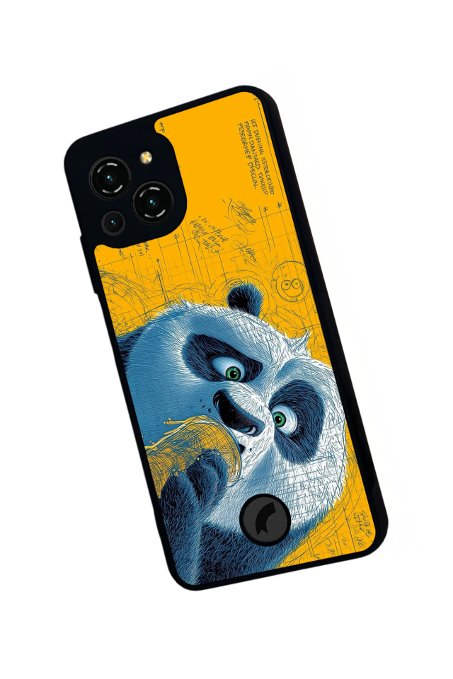 Reeder S23 Pro Max Uyumlu Kung Fu Panda Tasarımlı Glossy Premium Kılıf