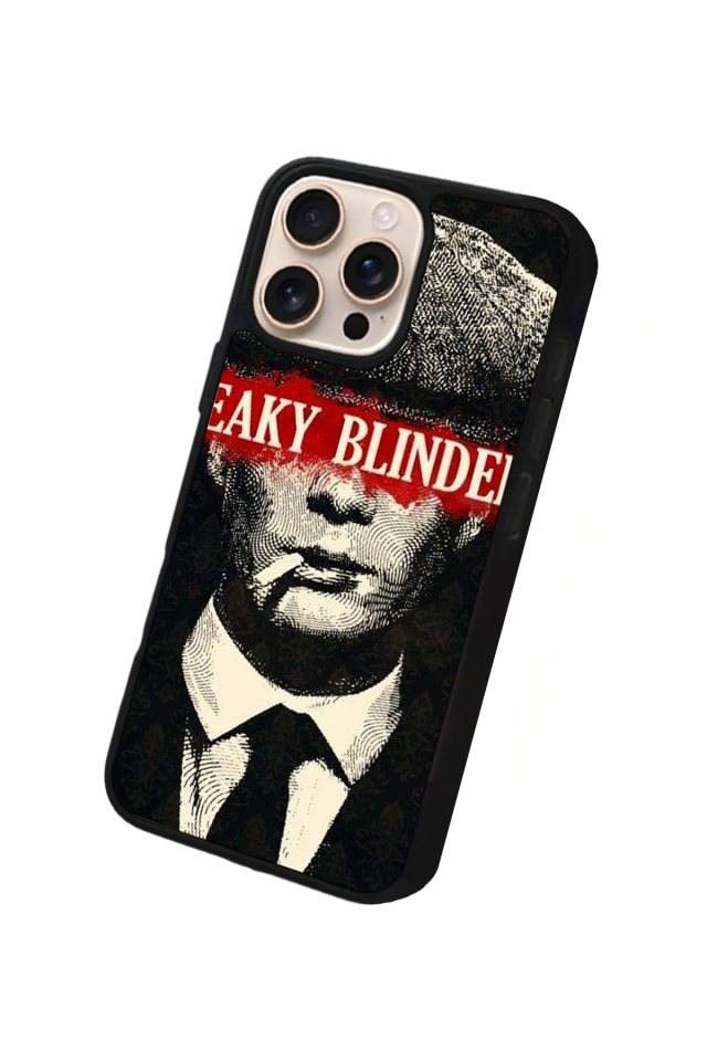 iPhone 16 Pro Uyumlu Peaky Blinders Tasarımlı Glossy Premium Kılıf