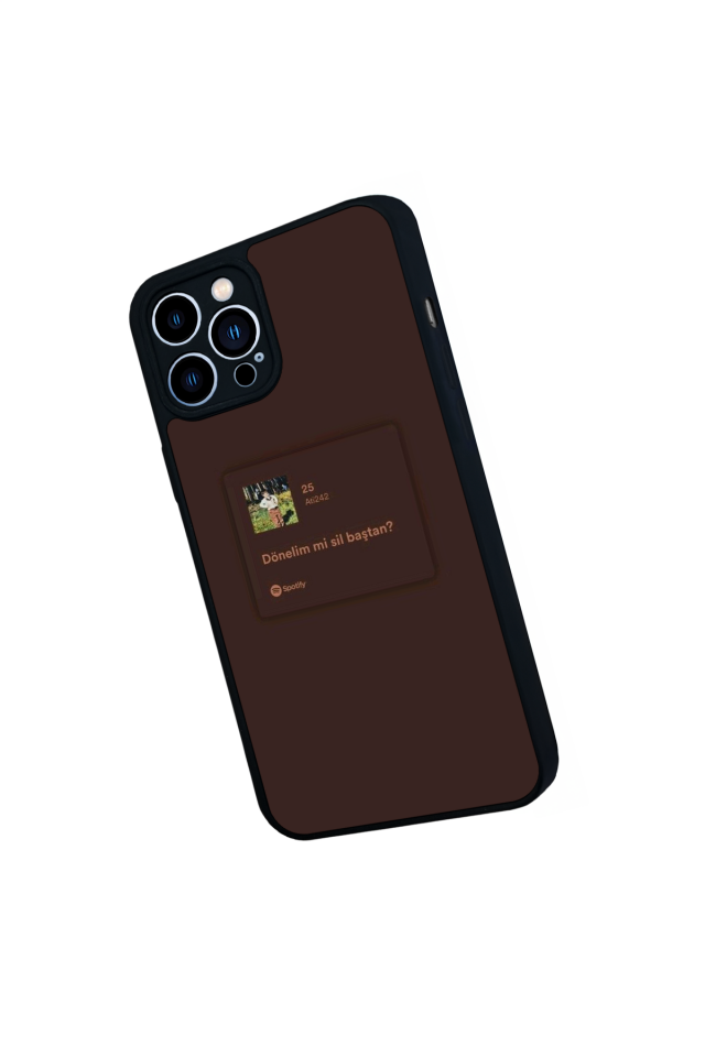 iPhone 12 Pro Max Uyumlu Sarki Sozleri Tasarımlı Glossy Premium Kılıf