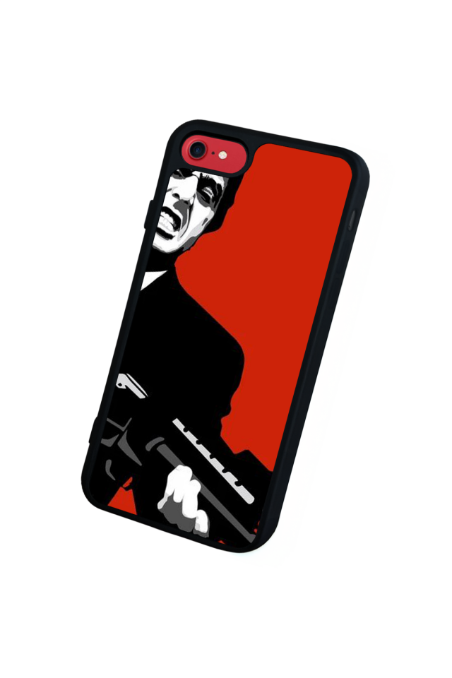 iPhone 7 Uyumlu Scarface Tasarımlı Glossy Premium Kılıf