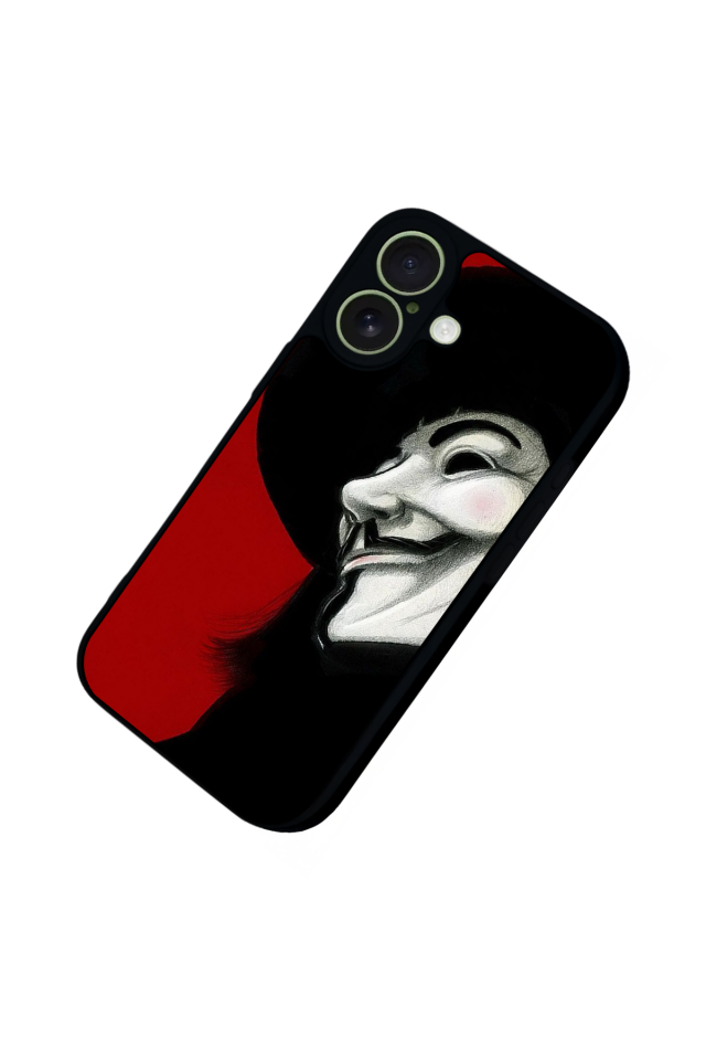 iPhone 17 Uyumlu Vendetta Tasarımlı Glossy Premium Kılıf