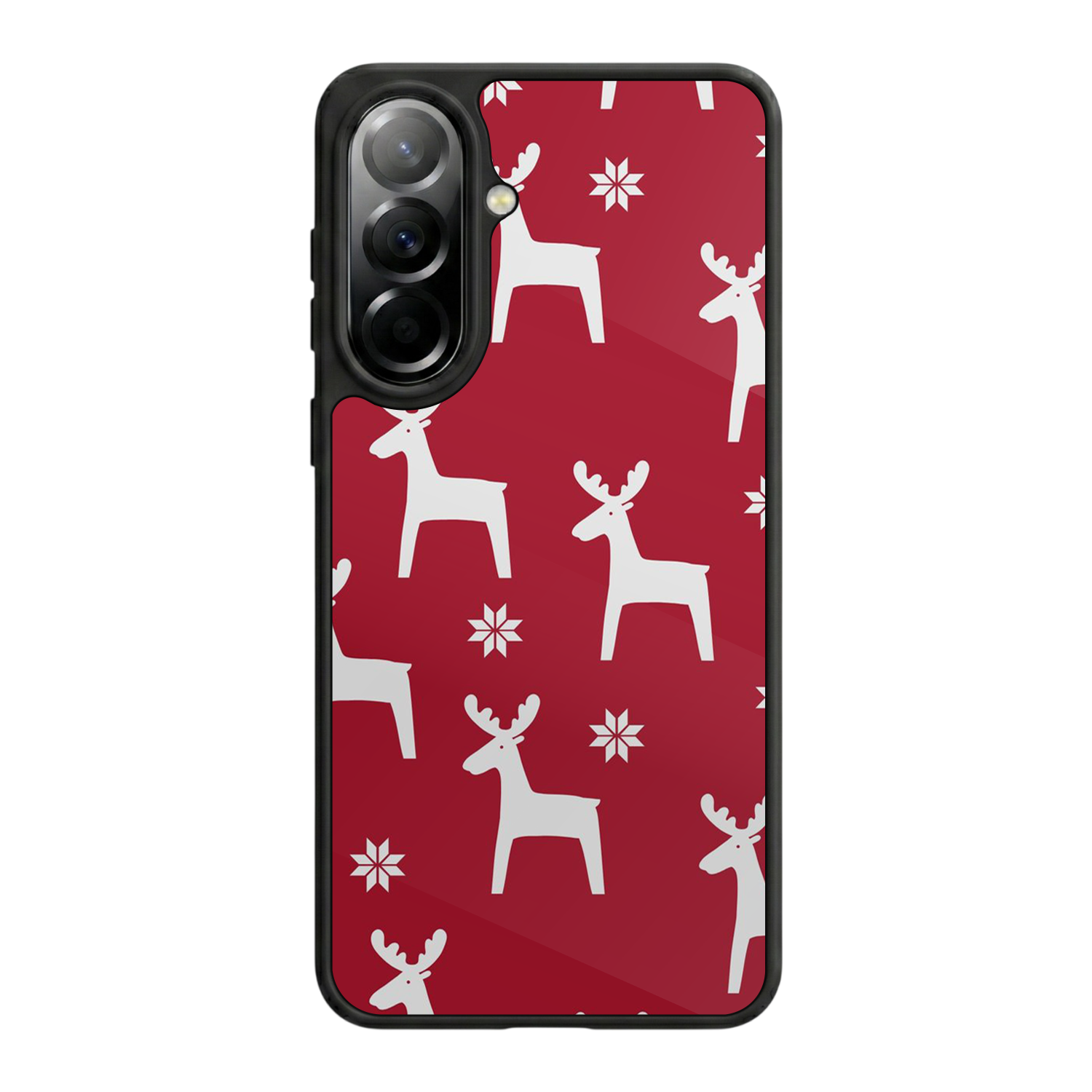 Samsung Galaxy A37 Uyumlu Yilbasi Christmas Tasarımlı Glossy Premium Kılıf