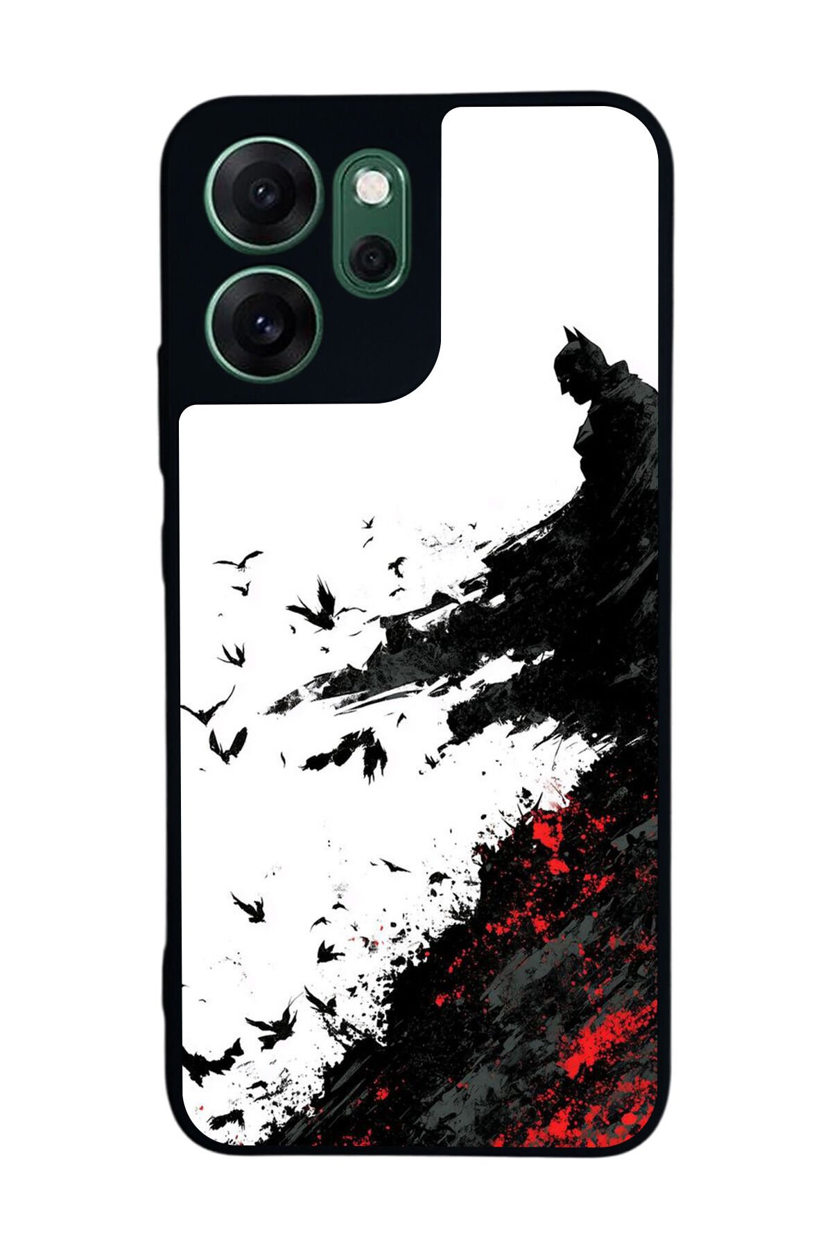 Oppo Reno 14F Uyumlu Batman Tasarımlı Glossy Premium Kılıf
