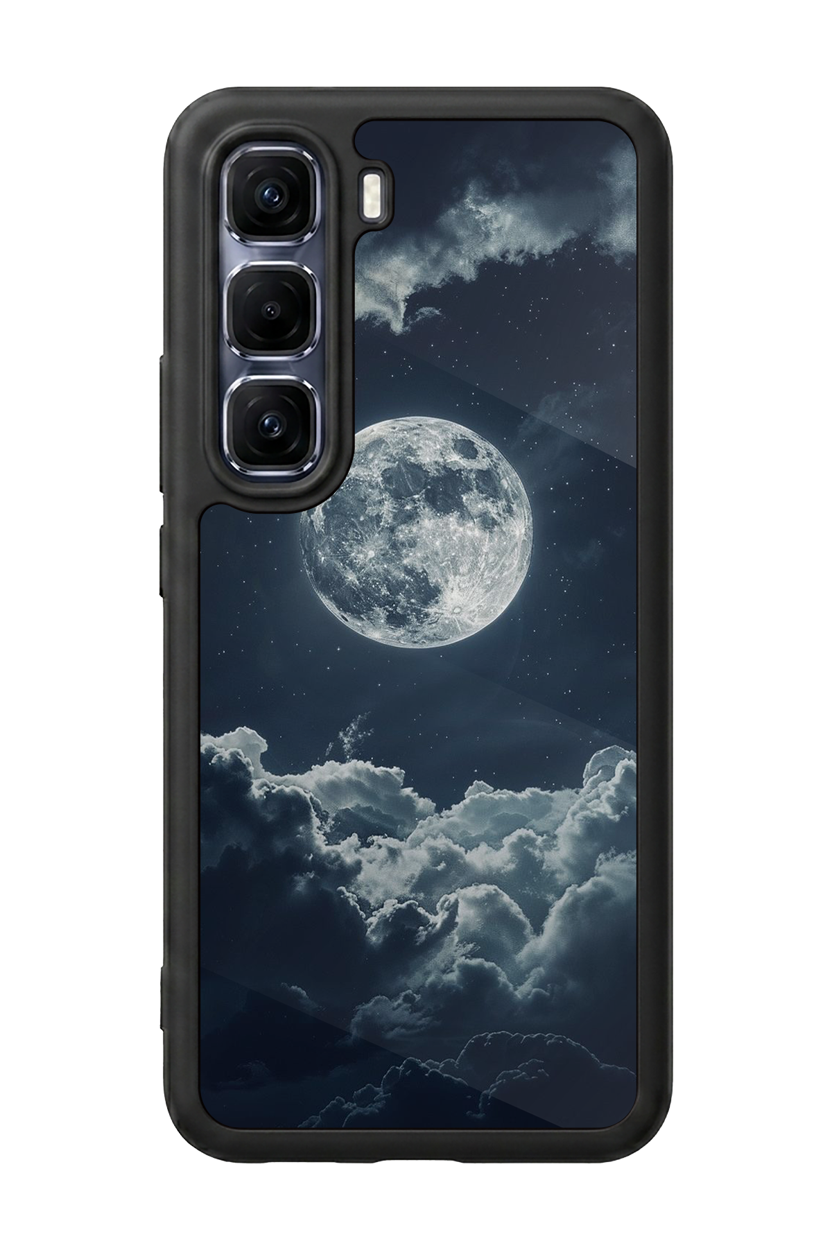 Infinix Hot 60 Pro Plus Uyumlu Ay Tasarımlı Glossy Premium Kılıf