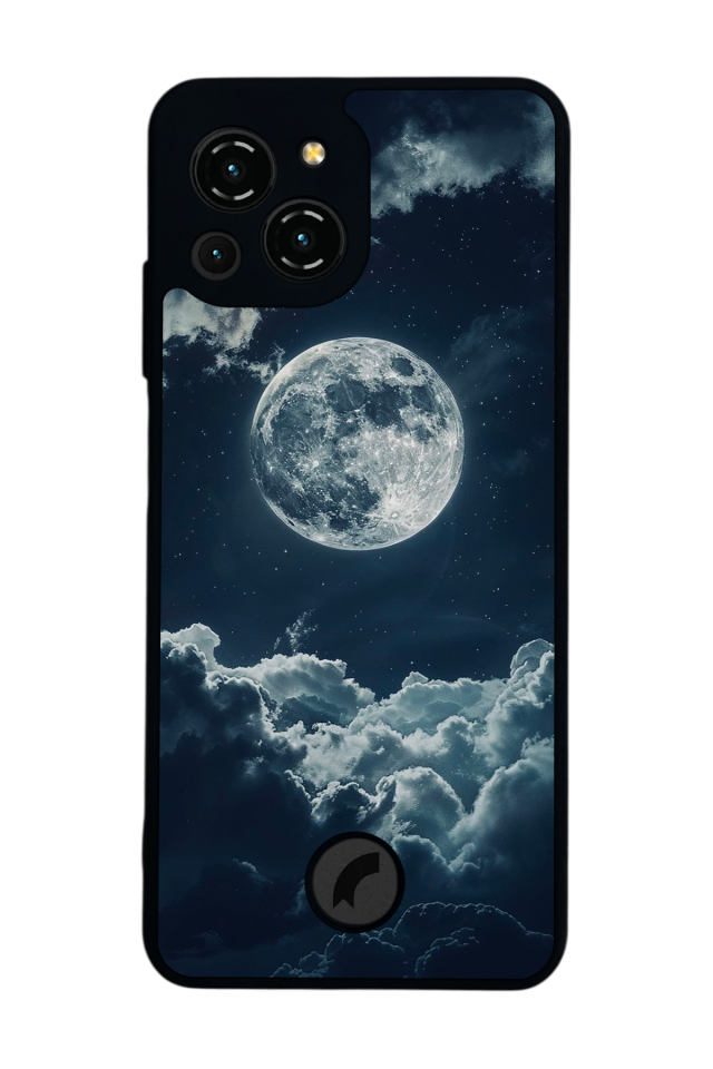Reeder S23 Pro Max Uyumlu Ay Tasarımlı Glossy Premium Kılıf