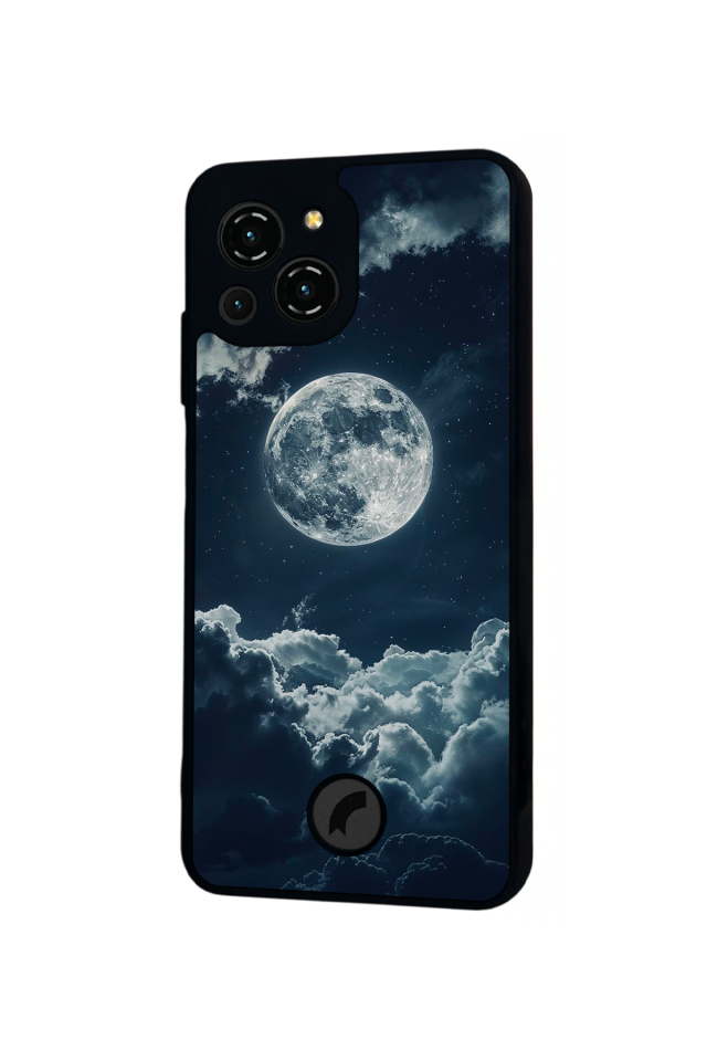 Reeder S23 Pro Max Uyumlu Ay Tasarımlı Glossy Premium Kılıf