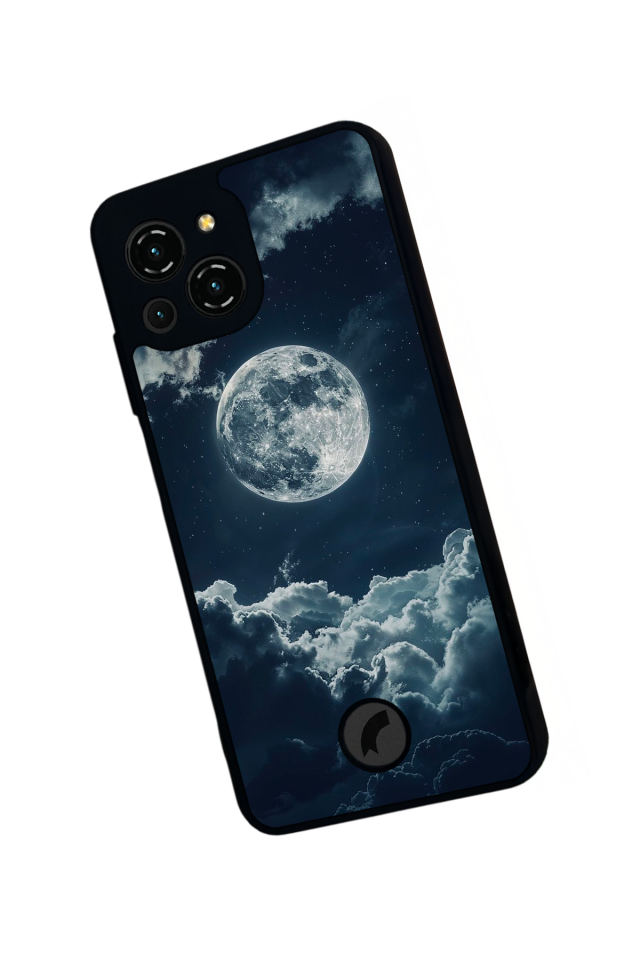 Reeder S23 Pro Max Uyumlu Ay Tasarımlı Glossy Premium Kılıf
