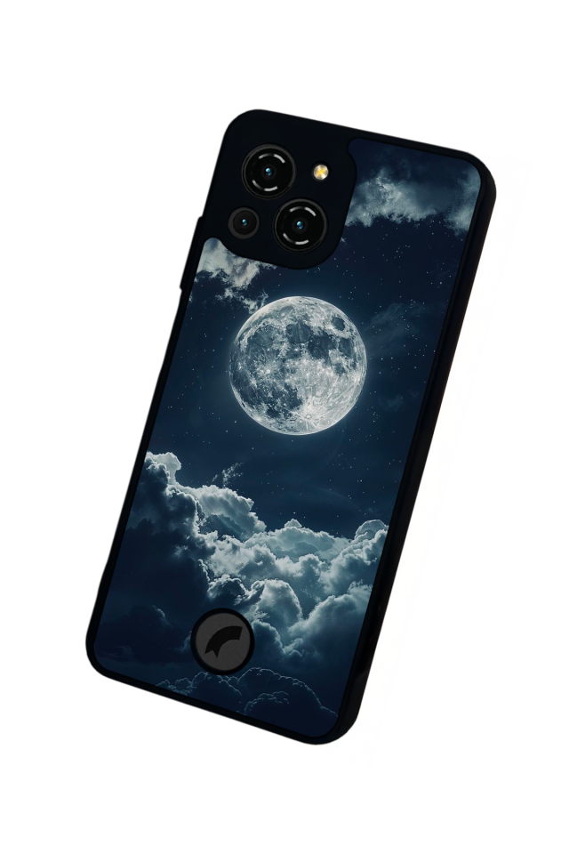 Reeder S23 Pro Max Uyumlu Ay Tasarımlı Glossy Premium Kılıf