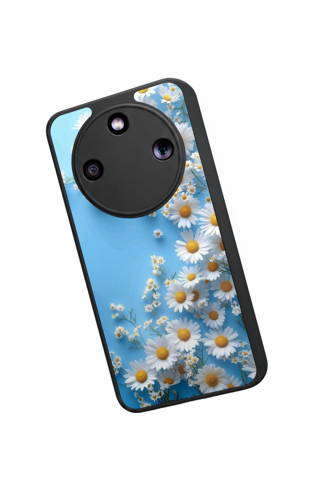 Honor Magic 8 Lite Uyumlu Cicek Tasarımlı Glossy Premium Kılıf