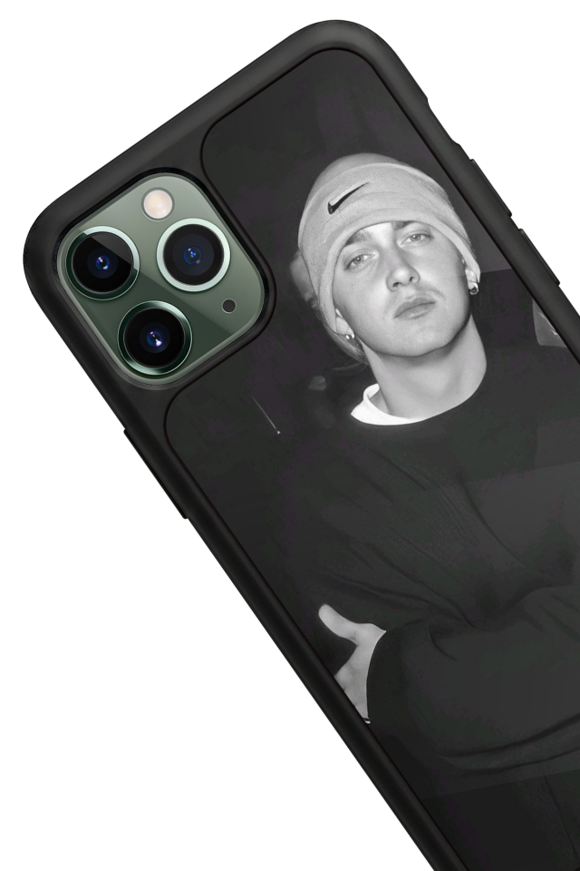 iPhone 11 Pro Uyumlu Eminem Tasarımlı Glossy Premium Kılıf