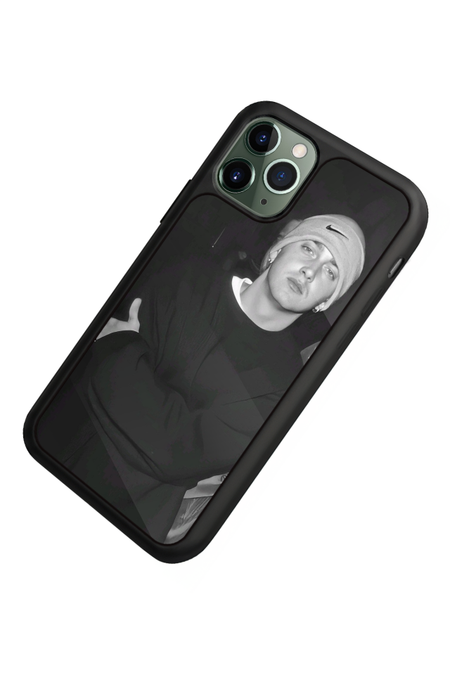 iPhone 11 Pro Uyumlu Eminem Tasarımlı Glossy Premium Kılıf