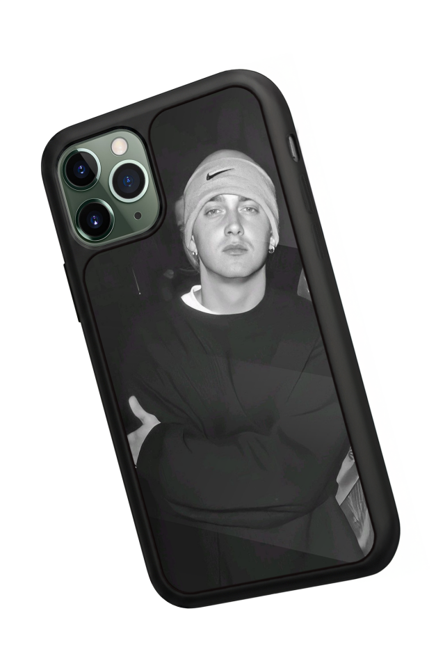 iPhone 11 Pro Uyumlu Eminem Tasarımlı Glossy Premium Kılıf