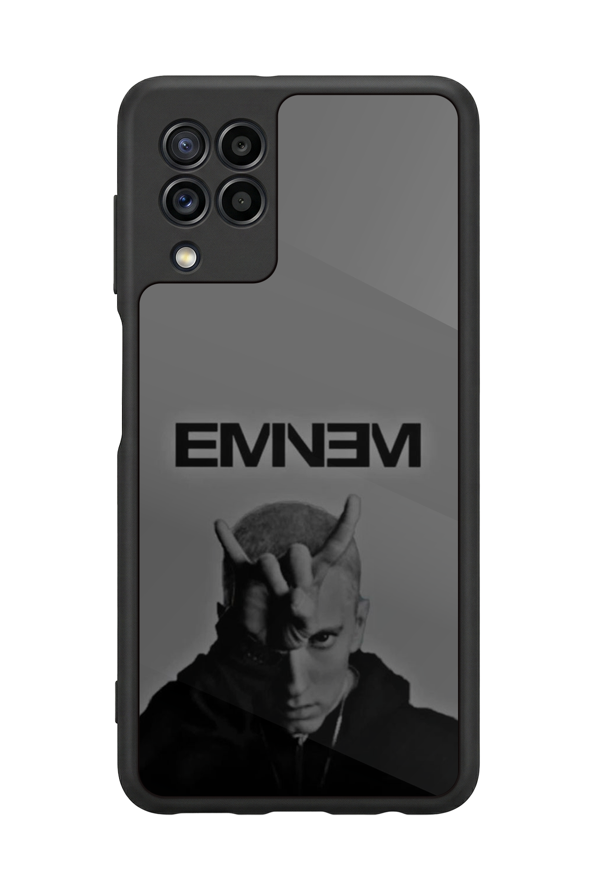 Samsung Galaxy M22 Uyumlu Eminem Tasarımlı Glossy Premium Kılıf