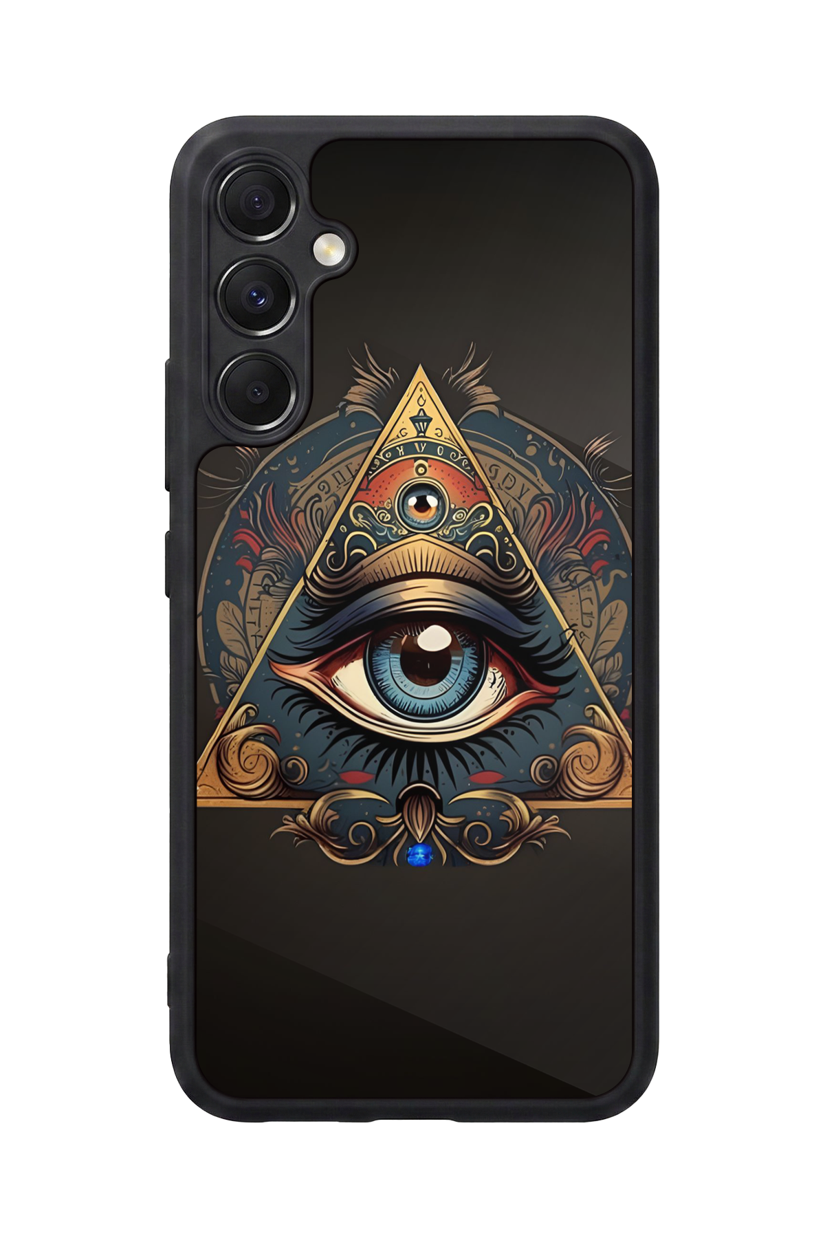 Samsung Galaxy A34 Uyumlu Göz Tasarımlı Glossy Premium Kılıf