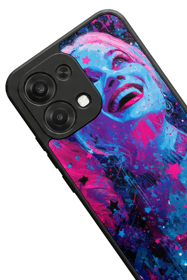 Oppo A6 Pro Uyumlu HarleyQueen Tasarımlı Glossy Premium Kılıf