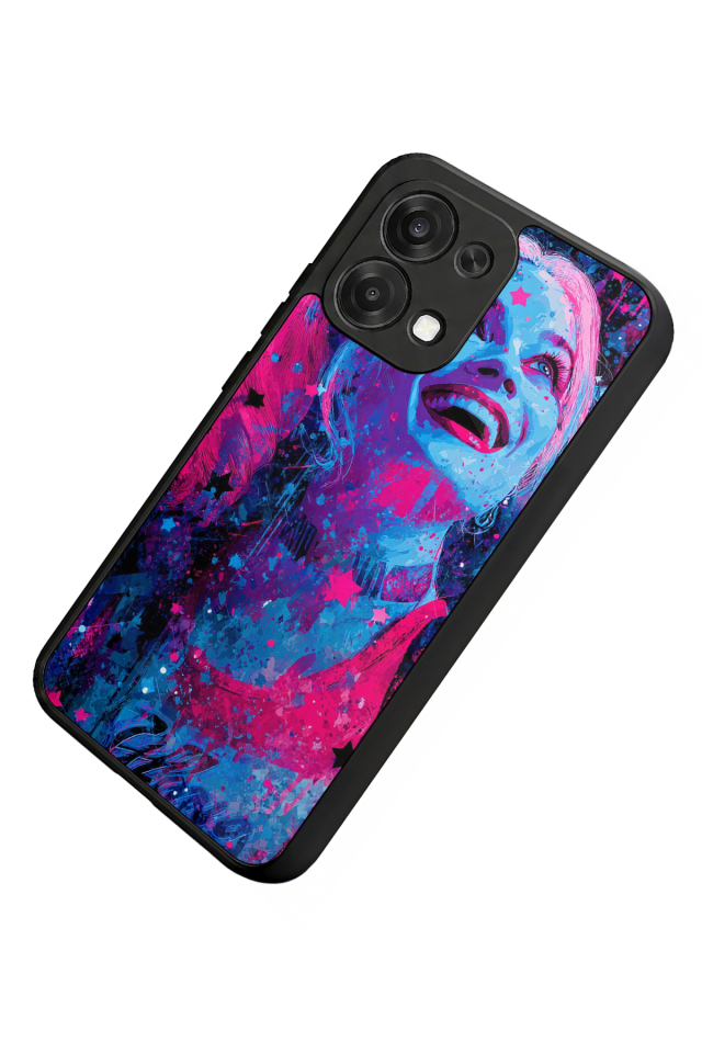 Oppo A6 Pro Uyumlu HarleyQueen Tasarımlı Glossy Premium Kılıf