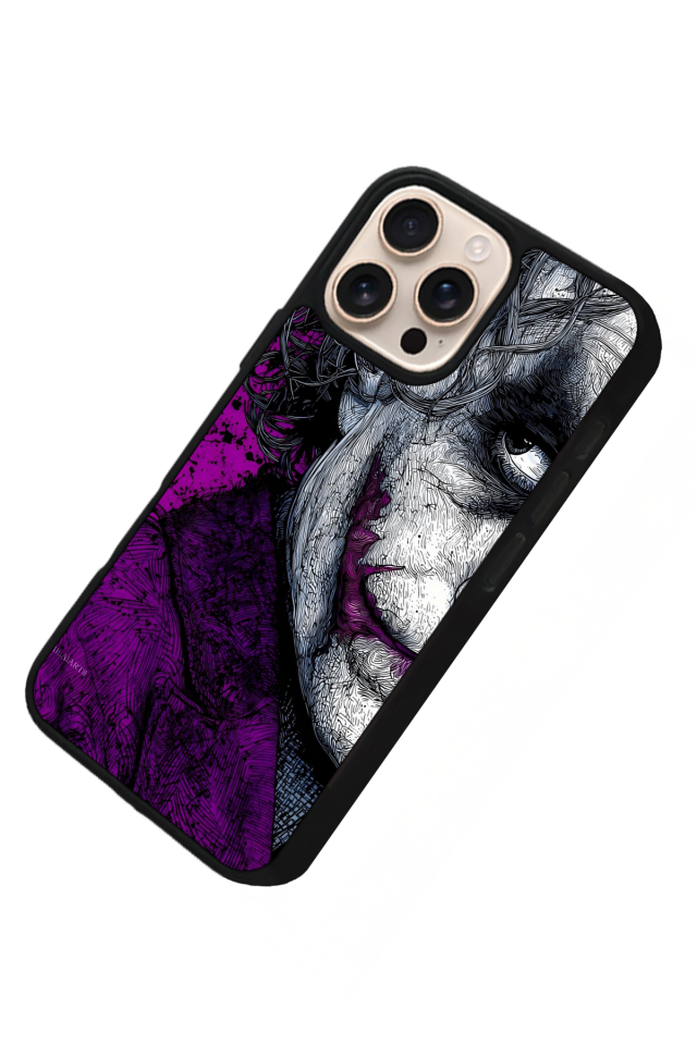 iPhone 14 Pro Max Uyumlu Joker Tasarımlı Glossy Premium Kılıf