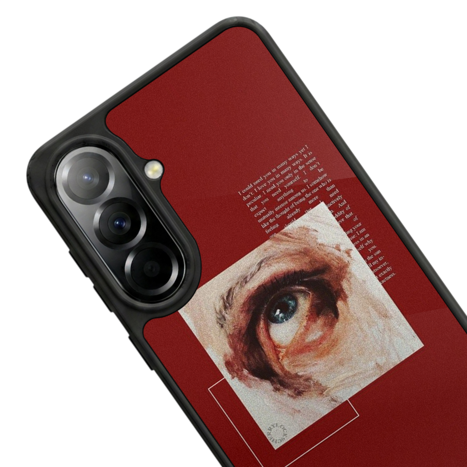 Samsung Galaxy A57 Uyumlu Kirmizi Tasarımlı Glossy Premium Kılıf