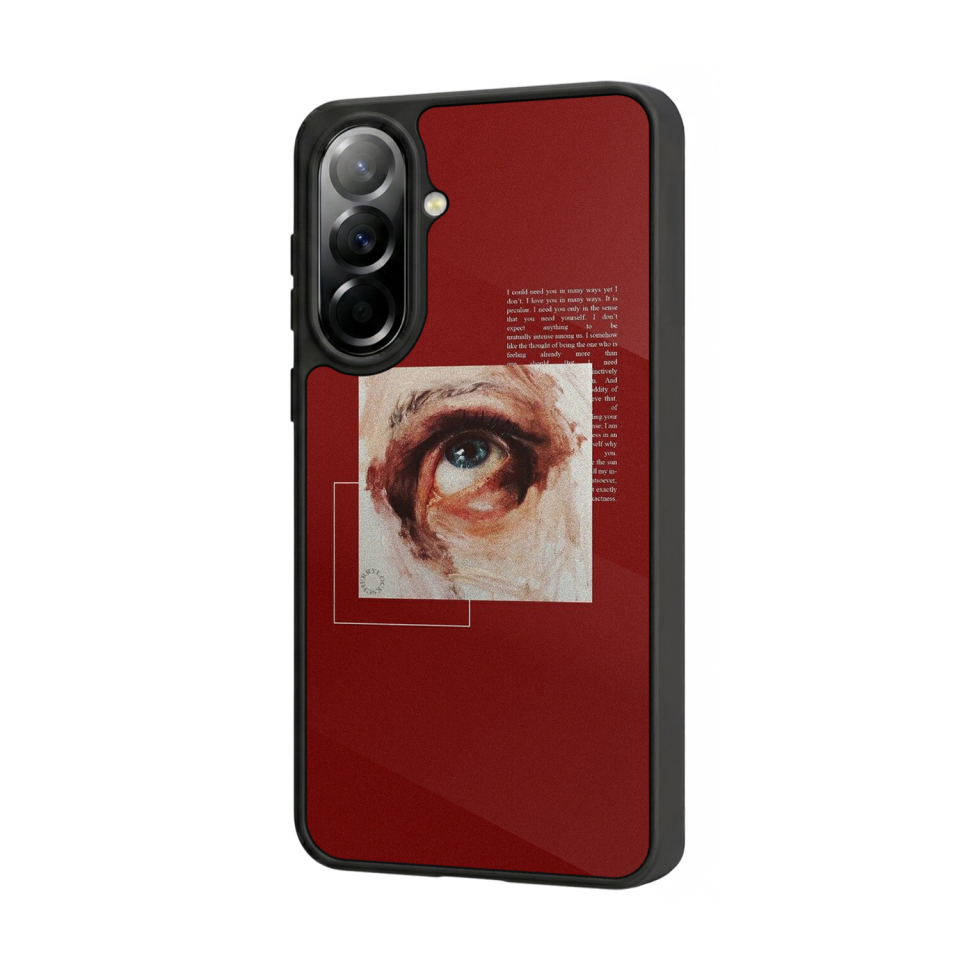 Samsung Galaxy A57 Uyumlu Kirmizi Tasarımlı Glossy Premium Kılıf