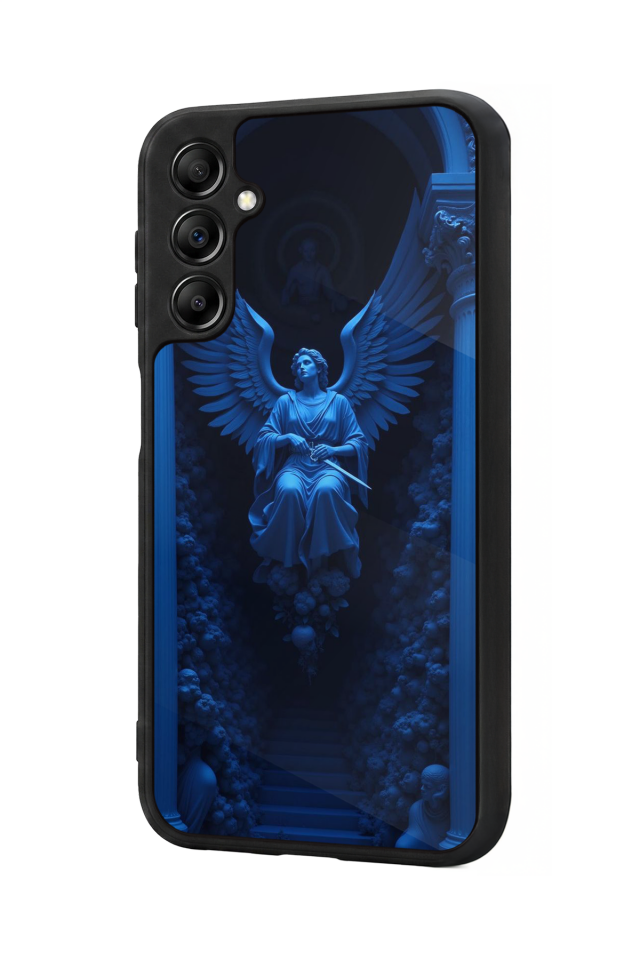 Samsung Galaxy A14 Uyumlu Melek Tasarımlı Glossy Premium Kılıf