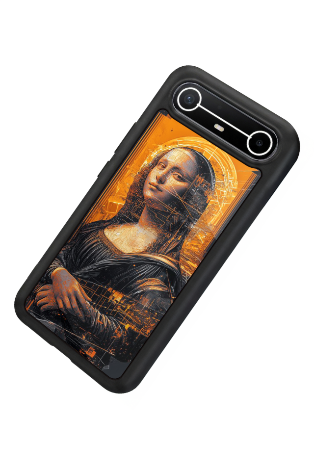 Tecno Spark Slim 5G Uyumlu Monalisa Tasarımlı Glossy Premium Kılıf