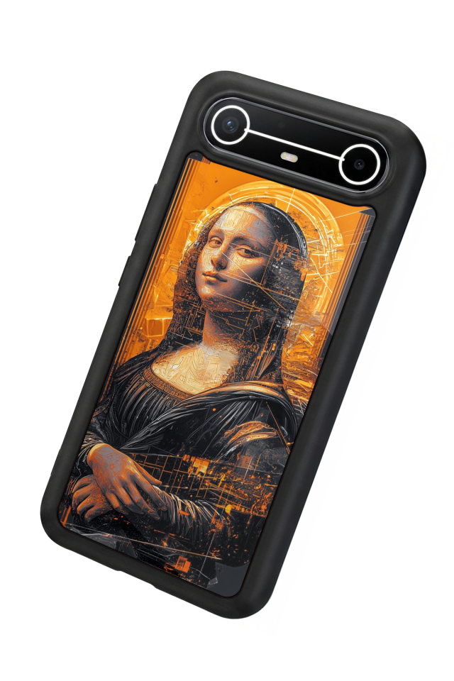 Tecno Spark Slim 5G Uyumlu Monalisa Tasarımlı Glossy Premium Kılıf