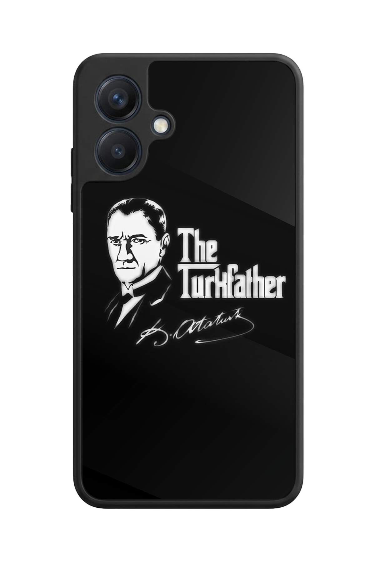 Samsung Galaxy A07 Uyumlu Mustafa Kemal Ataturk Tasarımlı Glossy Premium Kılıf