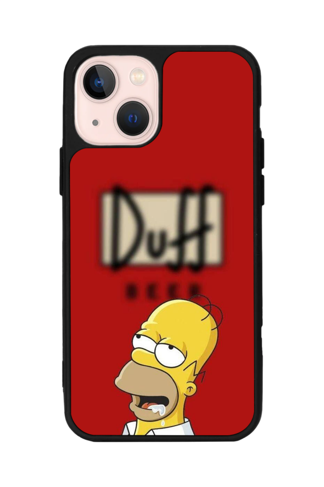 iPhone 15 Uyumlu The Simpsons Tasarımlı Glossy Premium Kılıf