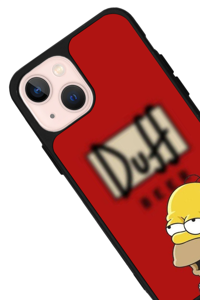 iPhone 15 Uyumlu The Simpsons Tasarımlı Glossy Premium Kılıf