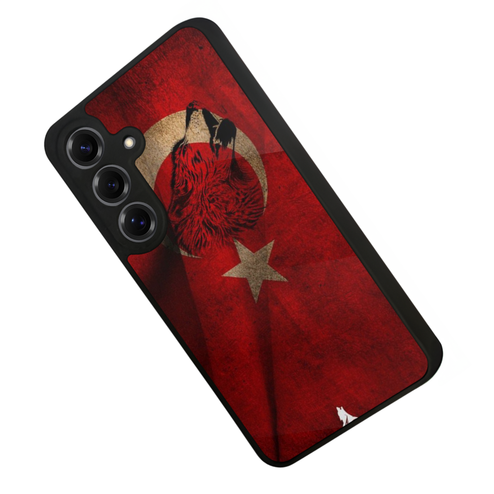 Samsung Galaxy S25 Uyumlu Türk Bayragi Tasarımlı Glossy Premium Kılıf
