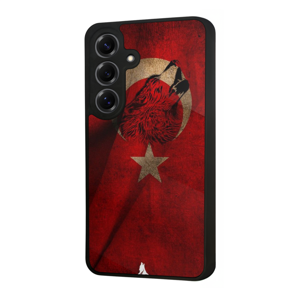 Samsung Galaxy S25 Uyumlu Türk Bayragi Tasarımlı Glossy Premium Kılıf
